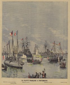 La flotta francese a Portsmouth